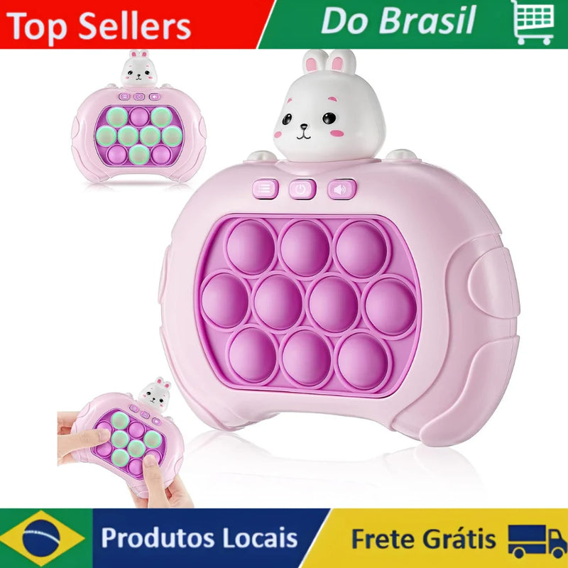 Brinquedo Eletrônico Anti-Stress com Bolhas Relaxante - Ideal para crianças pequenas - diversos temas