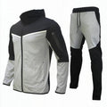 2024 Men Tracksuits 2 Piece Set Black Sports Suit Jogging Men New Brand Designer Style Tech Sweatpants Black Techwear Polyester