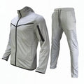 2024 Men Tracksuits 2 Piece Set Black Sports Suit Jogging Men New Brand Designer Style Tech Sweatpants Black Techwear Polyester