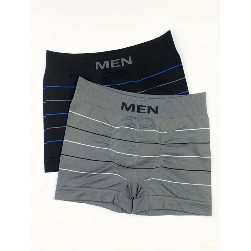 Kit with 5 Microfiber Men's Boxer Briefs-Varied and Assorted Colors