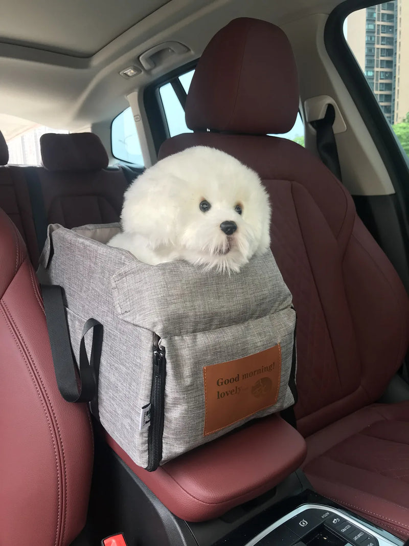 Dog Car Seat Bed Car Central Dog Car Seat Bed Portable Dog Carrier for Small Dogs Cats Safety Travel Bag Dog Accessories