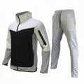 2024 Men Tracksuits 2 Piece Set Black Sports Suit Jogging Men New Brand Designer Style Tech Sweatpants Black Techwear Polyester